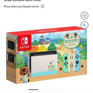 Animal crossing  switch with case and 3 games included